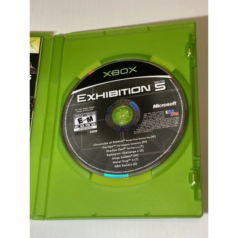 Exhibition: Demo Disc for Xbox -- Vol. 5 (Microsoft Xbox, 2004)